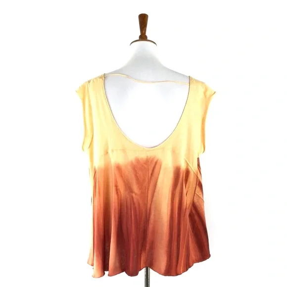 We The Free Paradise Ombre Short Sleeve Top, NWT Large - Picture 5 of 9